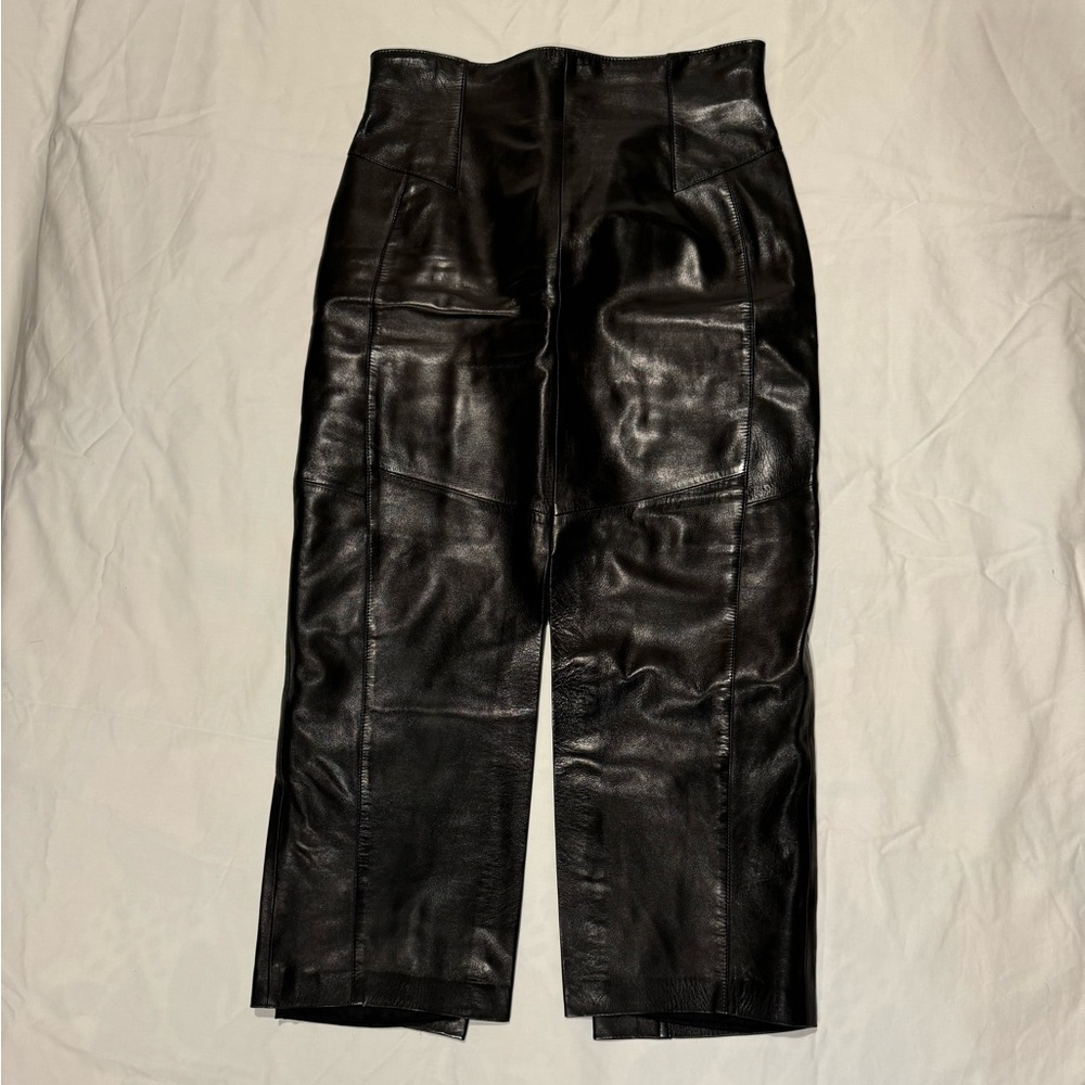Barbara Bui leather pencil skirt